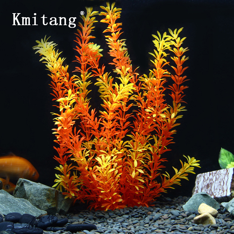 Aquarium Fish Big - 100cm Tropical Plants Large Artificial Water