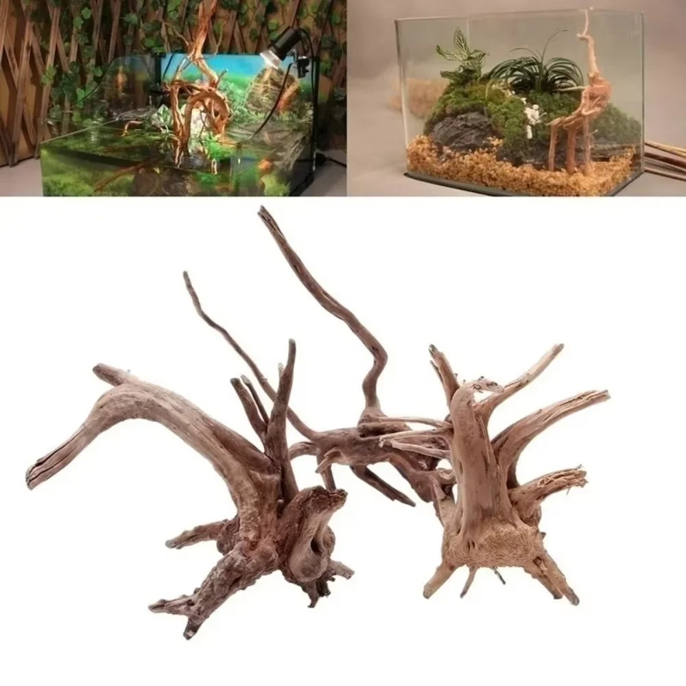 Aquarium Fish Land - （15-20cm） Natural Driftwood Aquarium Decor -