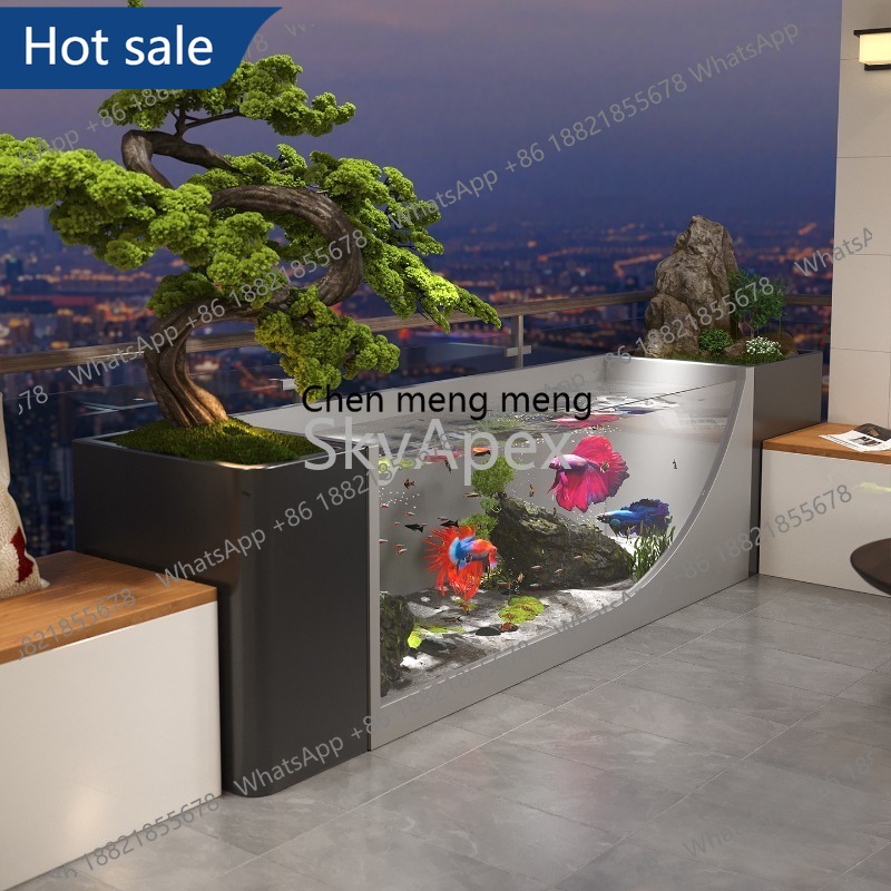 Aquarium Xxl - M02 Finished Stainless Steel Balcony Fish