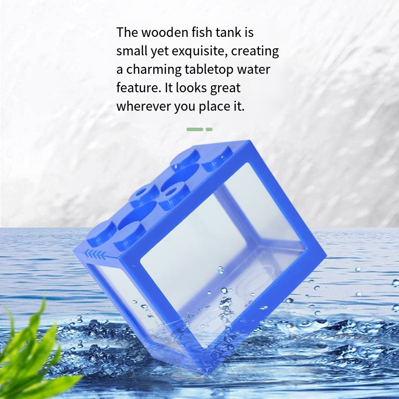 Novelty Block‑Shaped Mini Aqua - Aquarium Fish Goldfish review and price