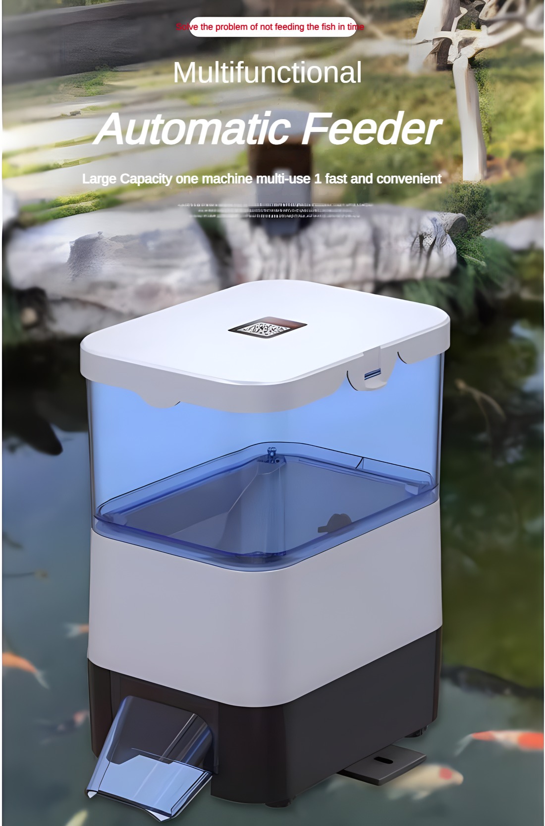 EVNICE Solar Automatic Fish Fe - Aquarium Fish Big review and price