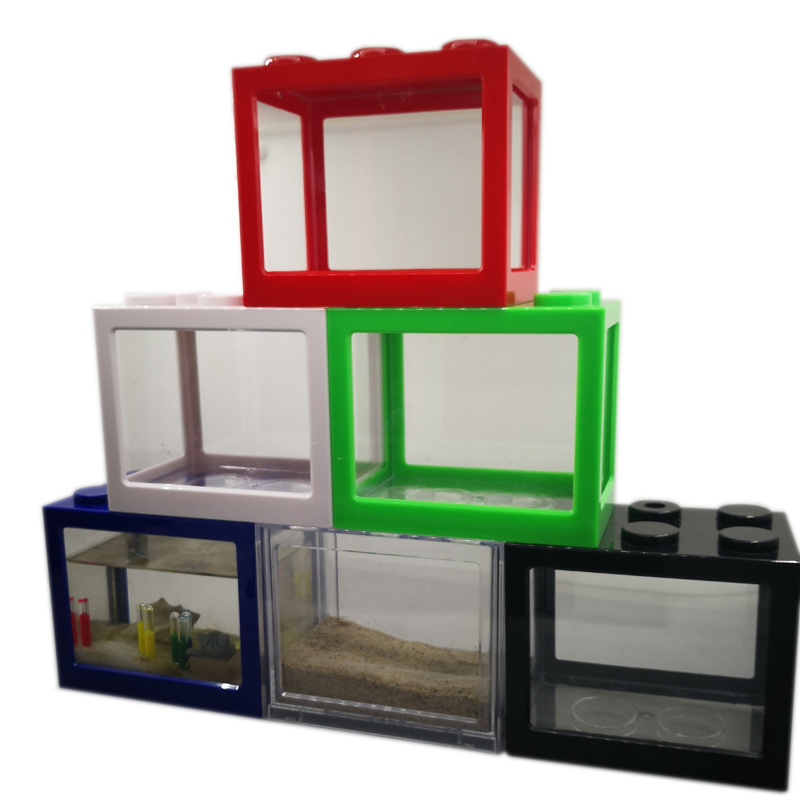7 Color Mini Aquarium Betta Fi - Fish Toy In Aquarium review and price