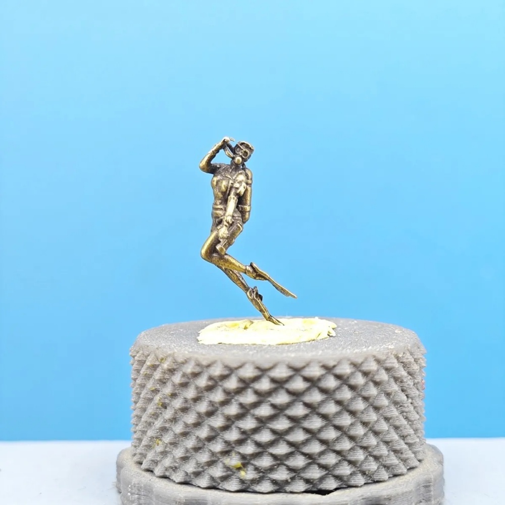 Vintage Brass Female Diver Min - Aquarium Mini Fish review and price