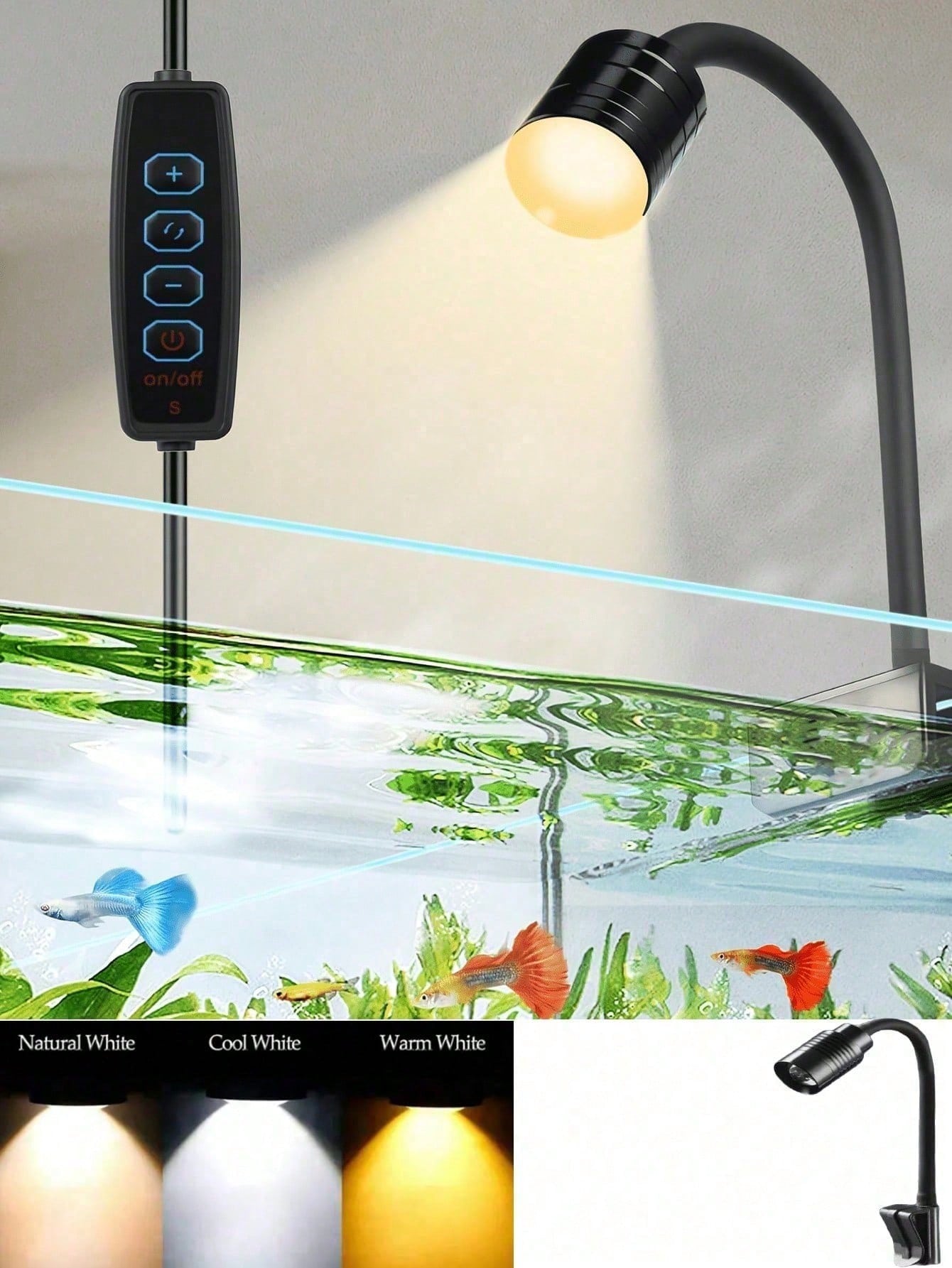 USB aquarium lights, Zoom Sout - Aquarium Fish Goldfish review and price