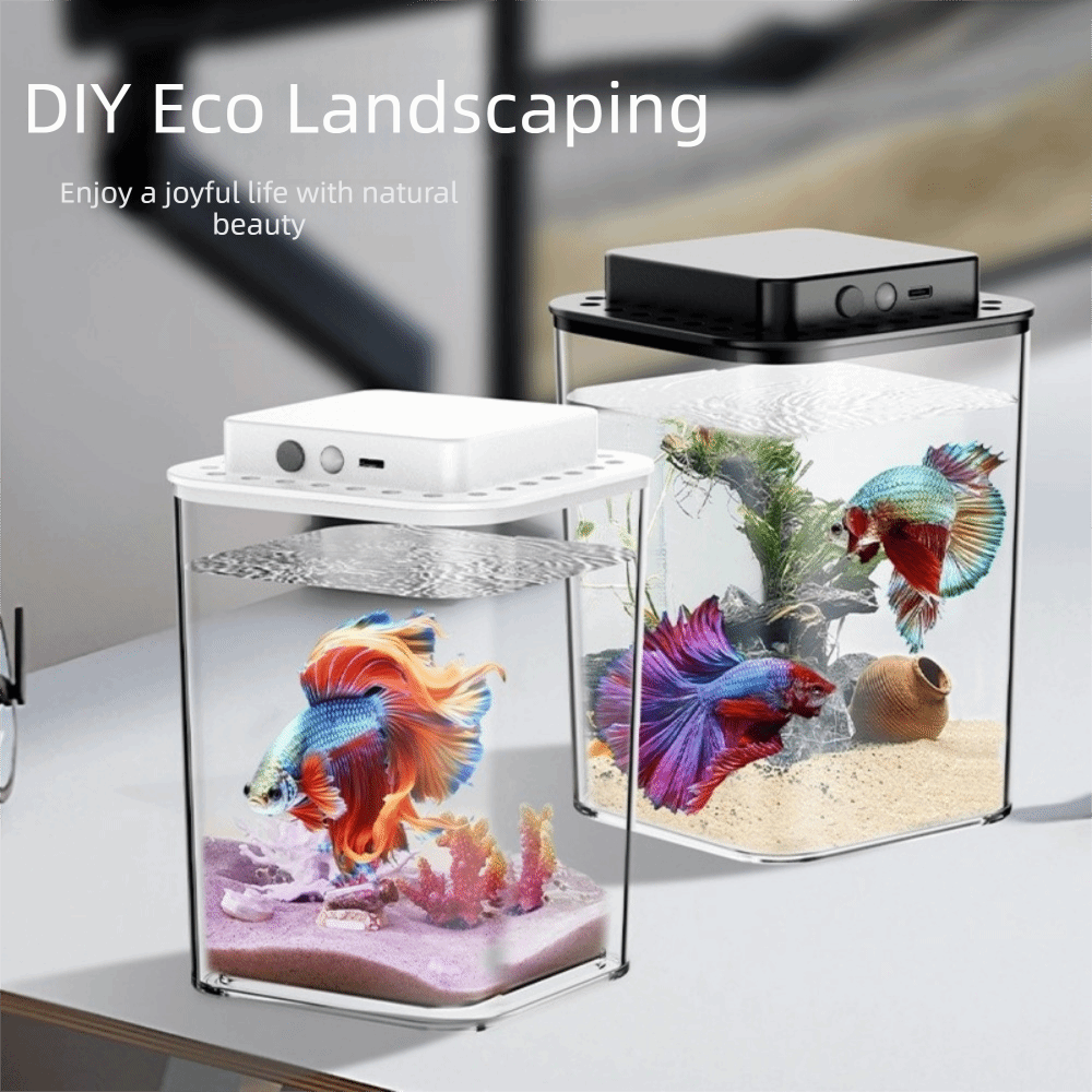 Transparent Betta Fish Tank In - Fish Toy In Aquarium review and price