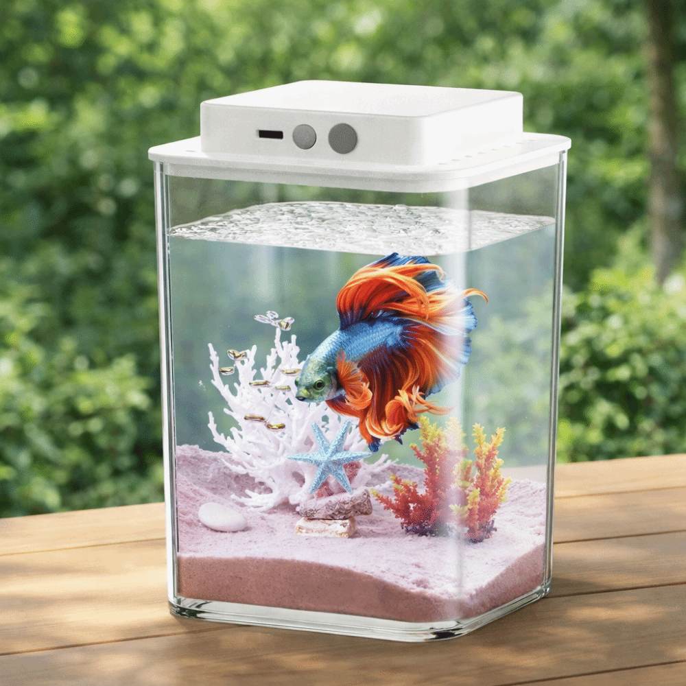 Transparent Betta Fish Tank In - Fish Toy In Aquarium review and price