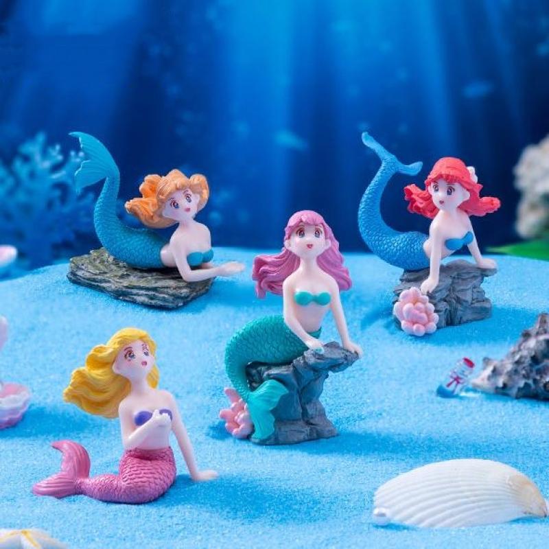 4Pcs Plastic Fish Tank Little  - Fish Toy In Aquarium review and price