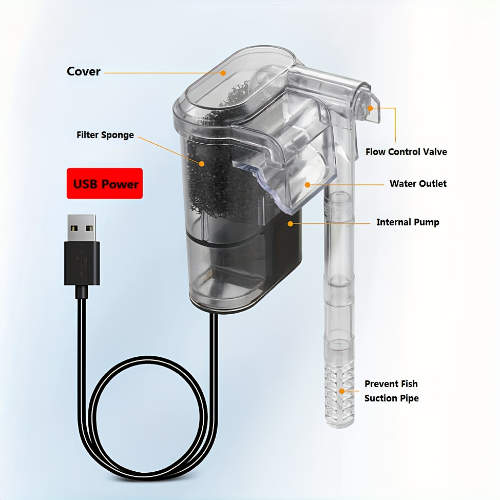 2.5W DC 5V Wall-hanging Filter - Aquarium Xxl review and price