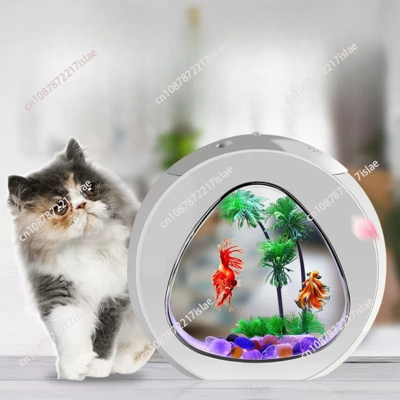 Small Desktop Acrylic Fish Tan - Aquarium Fish Goldfish review and price