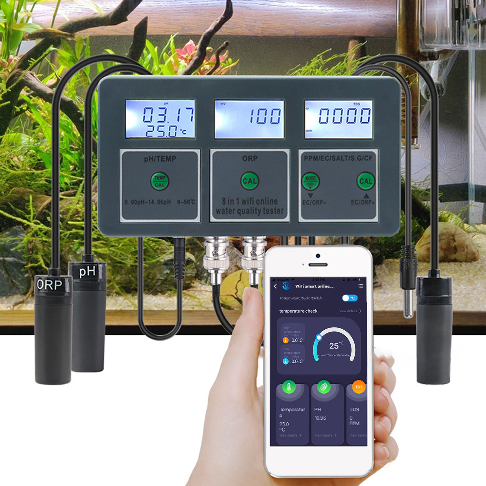Water Quality Tester Multi Par - Aquarium Fish In Online review and price